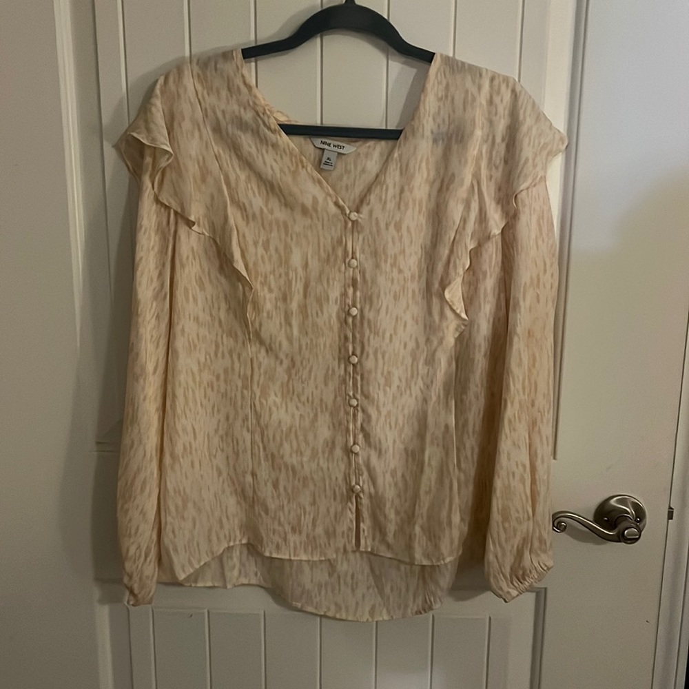 Nine West blouse XL NWT